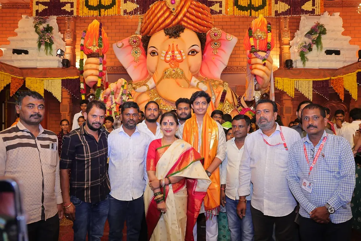 Nandamuri Deepika Janaki Ram Visits Balapur Ganesh
