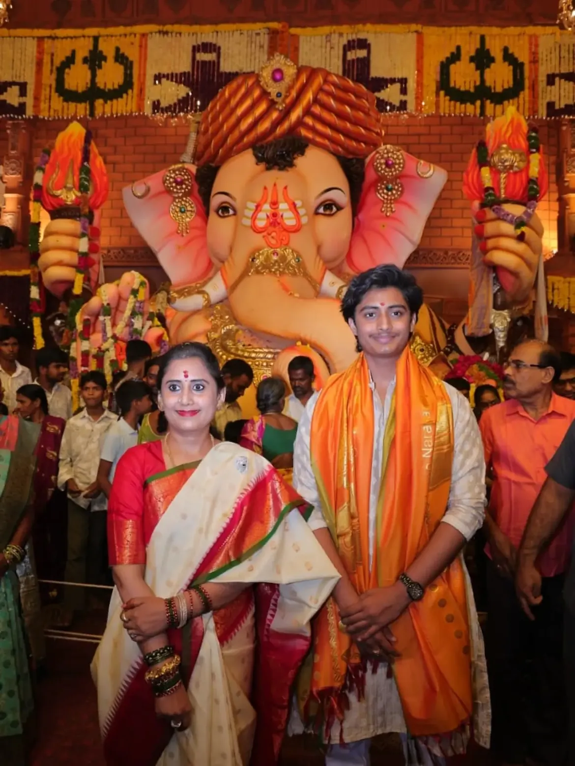 Nandamuri Deepika Janaki Ram Visits Balapur Ganesh
