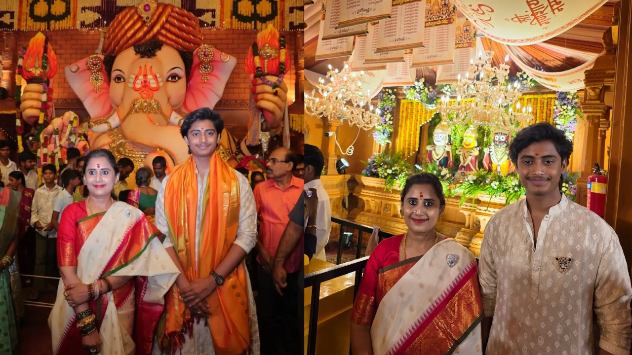 Nandamuri Deepika Janaki Ram Visits Balapur Ganesh