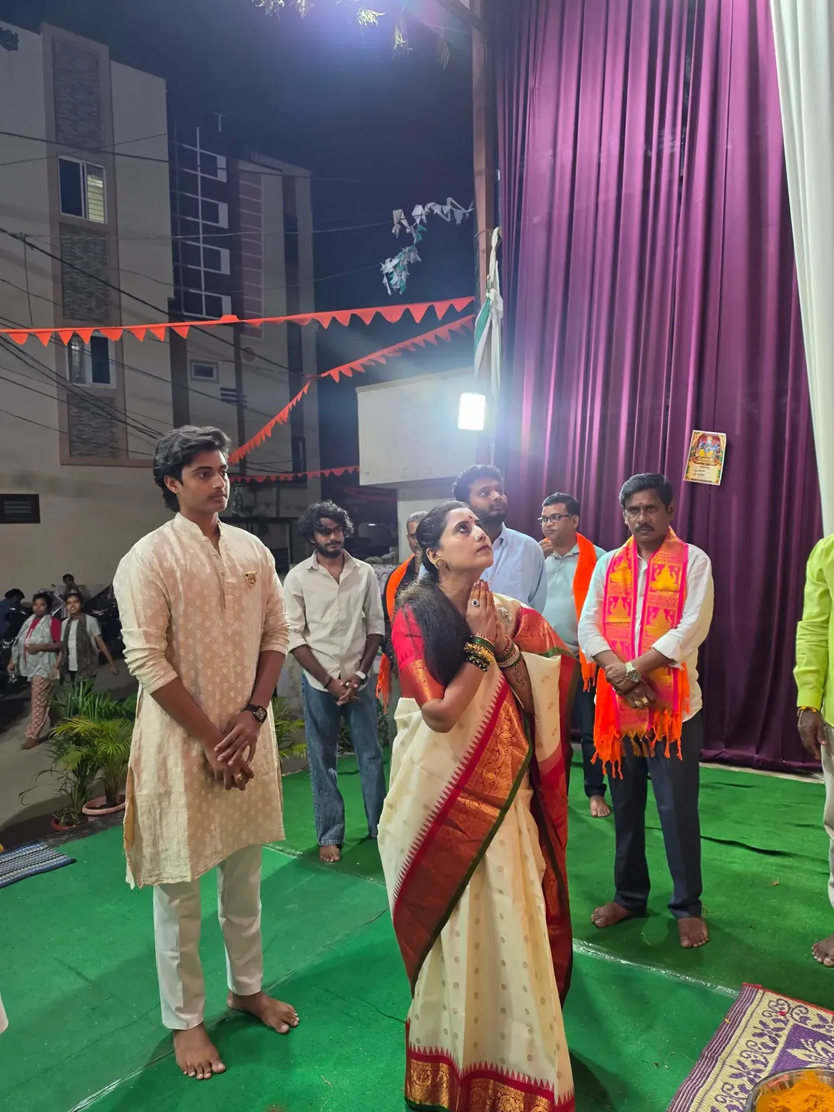 Nandamuri Deepika Janaki Ram Visits Balapur Ganesh