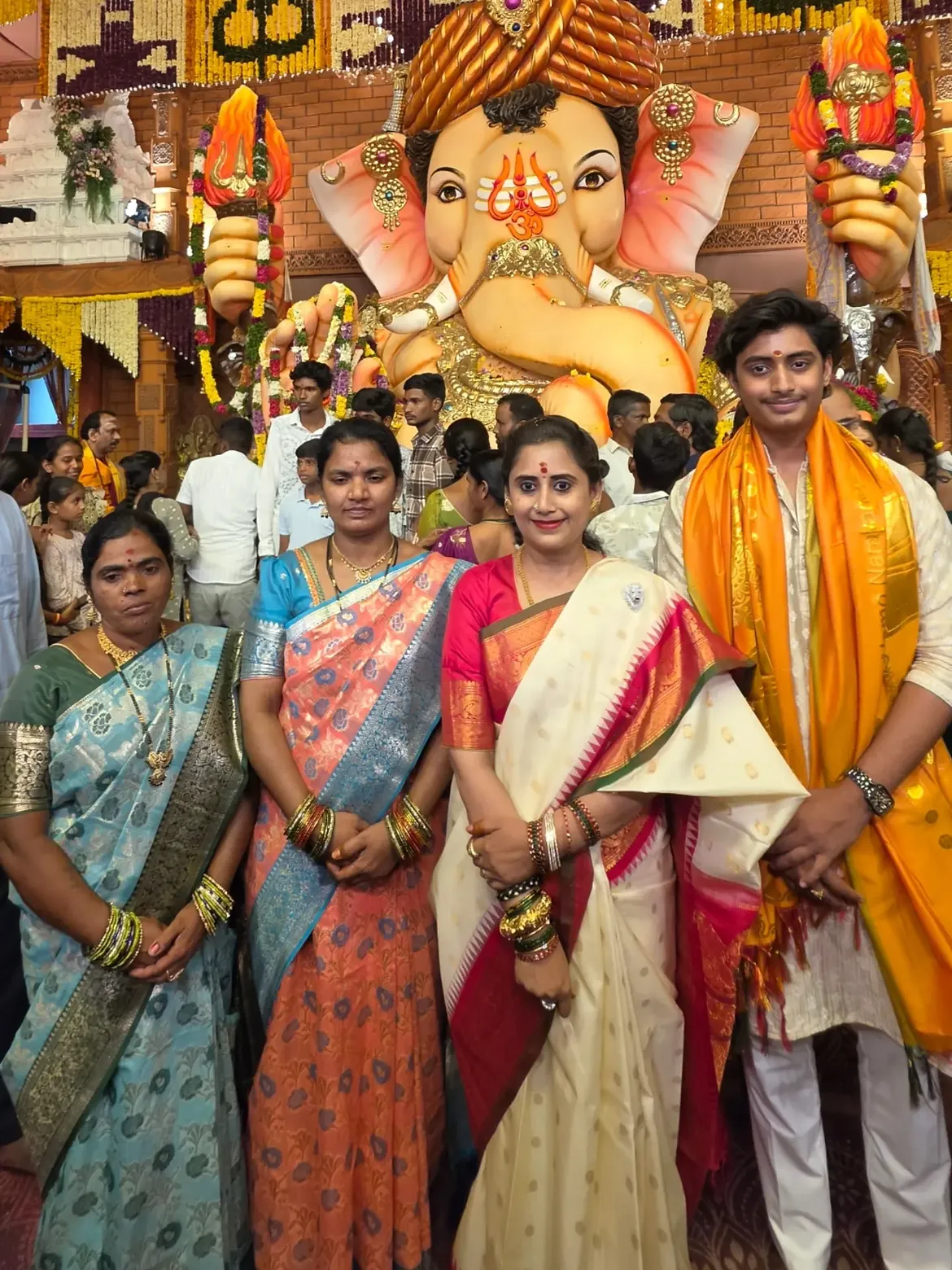 Nandamuri Deepika Janaki Ram Visits Balapur Ganesh