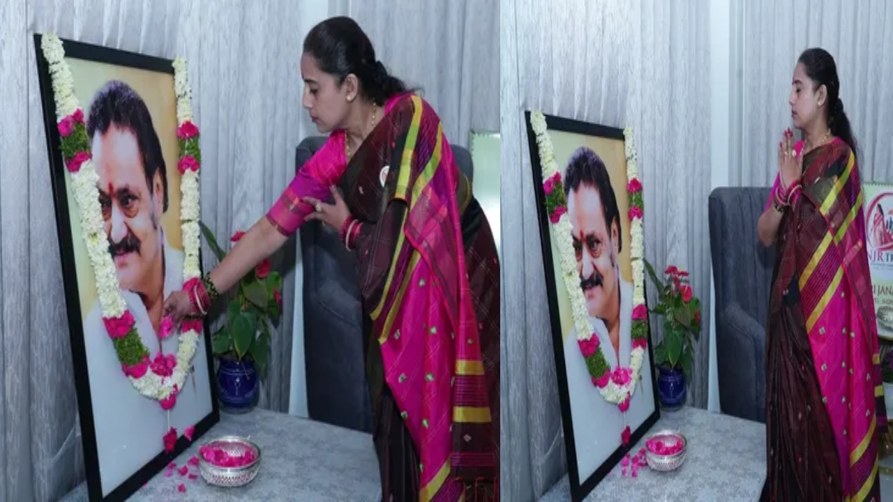 Nandamuri Deepika : నంద‌మూరి హ‌రికృష్ణ‌కు నివాళులు అర్పించిన పెద్ద కోడ‌లు..