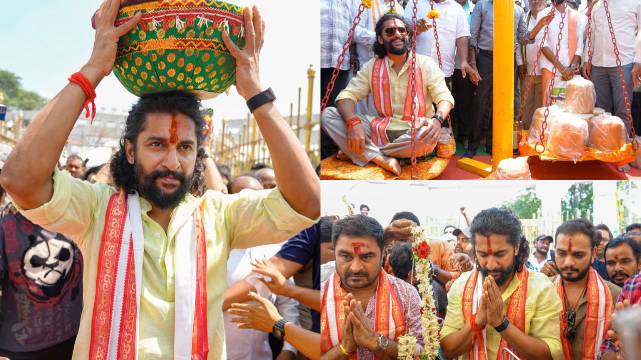 Nani Paradise : మేడారం సమ్మక్క సారలమ్మ ఆలయంలో నాని పూజలు..