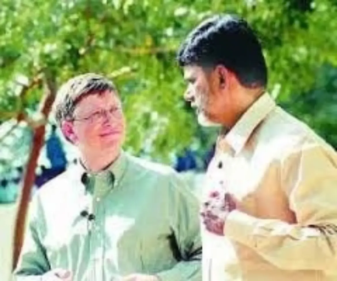 Nara Chandrababu Naidu Shares Old Photos with Bill Gates
