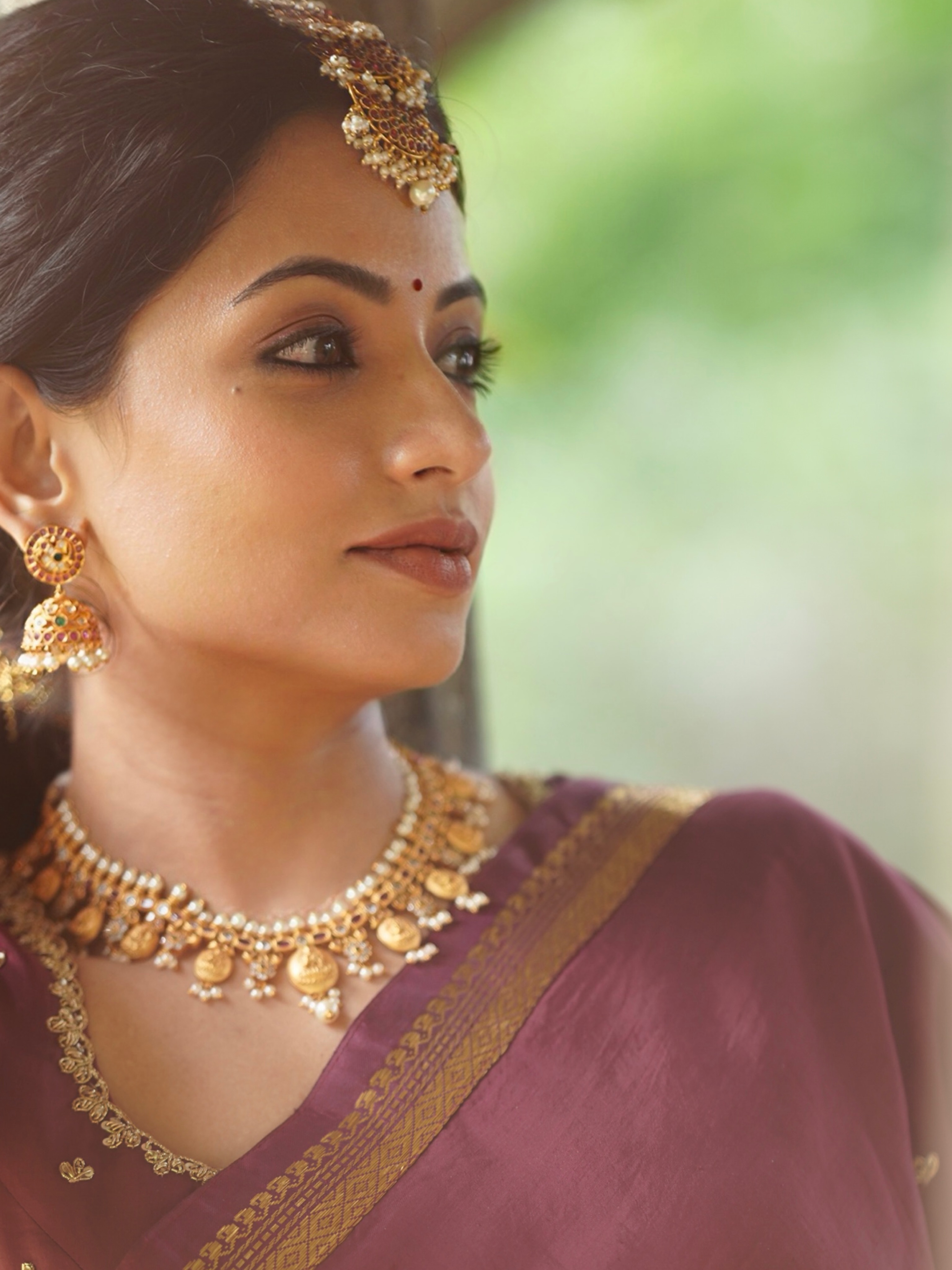 Navya Swamy Cute Looks in Half Saree