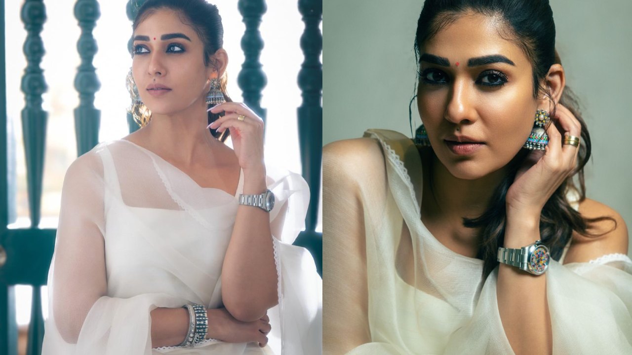Nayanthara : లేడీ సూపర్ స్టార్ సింపుల్ లుక్స్.. వైట్ పంజాబీ డ్రెస్‌లో..