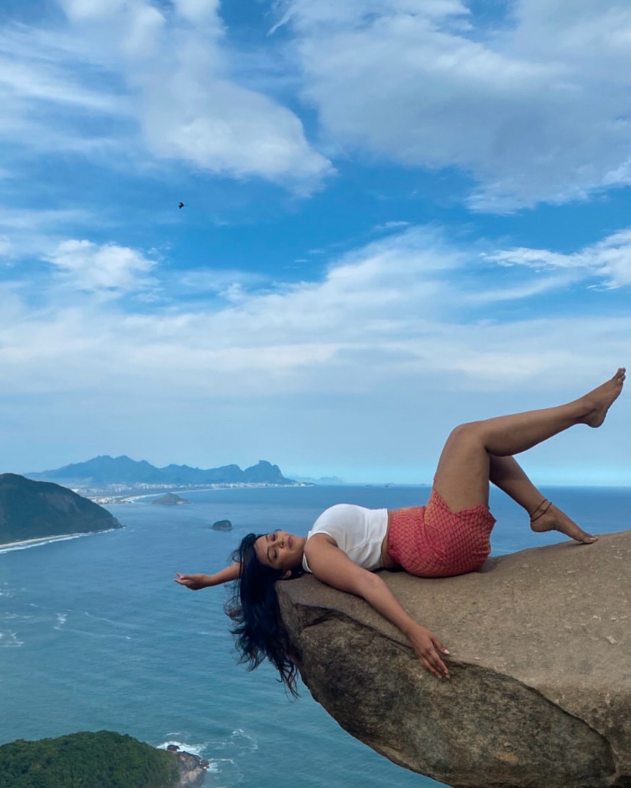Nitya Shetty Enjoying Vacation in Brazil
