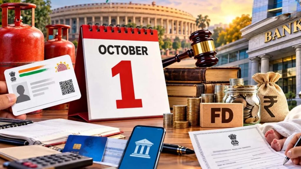 October New Rules : అక్టోబర్ 1 నుంచి కొత్త రూల్స్.. వంటగ్యాస్ నుంచి ఆధార్, బర్త్ సర్టిఫికెట్ వరకు కీలక మార్పులివే..