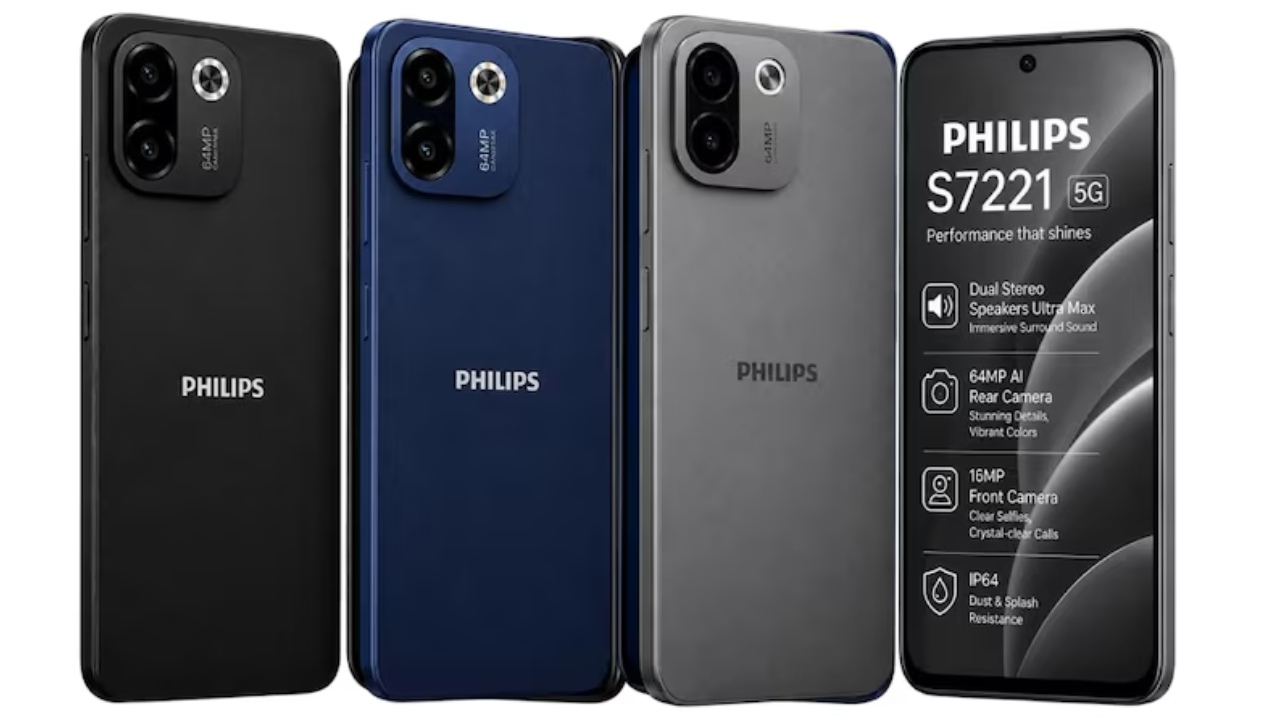 Philips S7221 5G Launch : 64MP కెమెరా, 5700mAh బ్యాటరీతో కొత్త ఫిలిప్స్ 5G ఫోన్ ఆగయా.. ఫీచర్ల కోసమైన కొనేసుకోవచ్చు!
