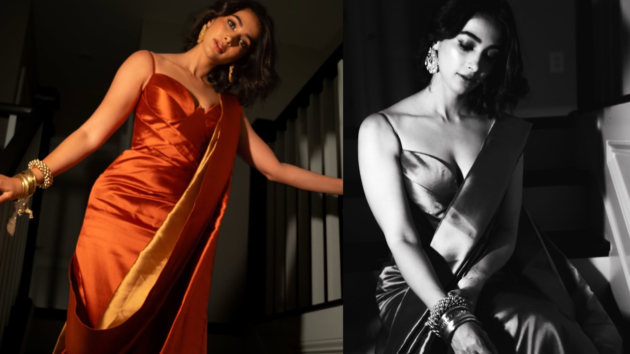 Pooja Hegde : చీరకట్టులో పూజ్జాహెగ్దే స్టైలిష్ లుక్స్..