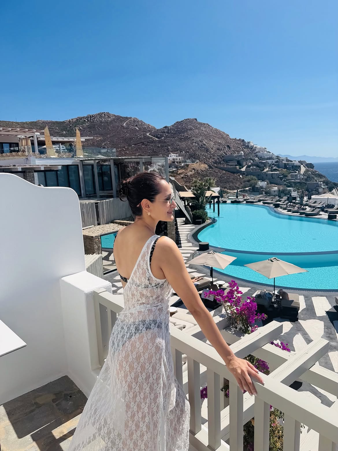 Pragya Jaiswal Enjoying Vacation in Greece