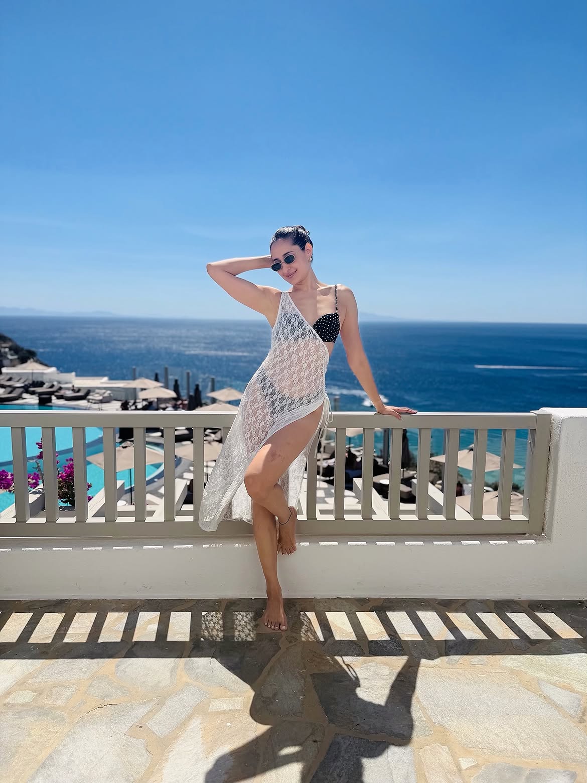 Pragya Jaiswal Enjoying Vacation in Greece