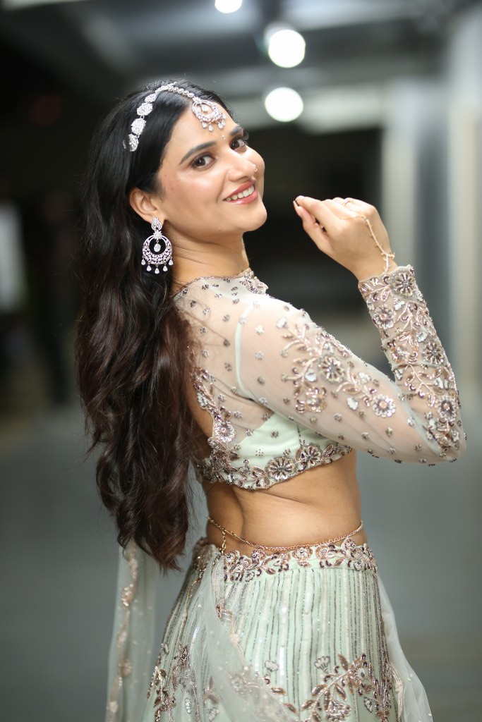 Prisha Singh Shines at Rambha Urvasi Menaka Pre Release Event