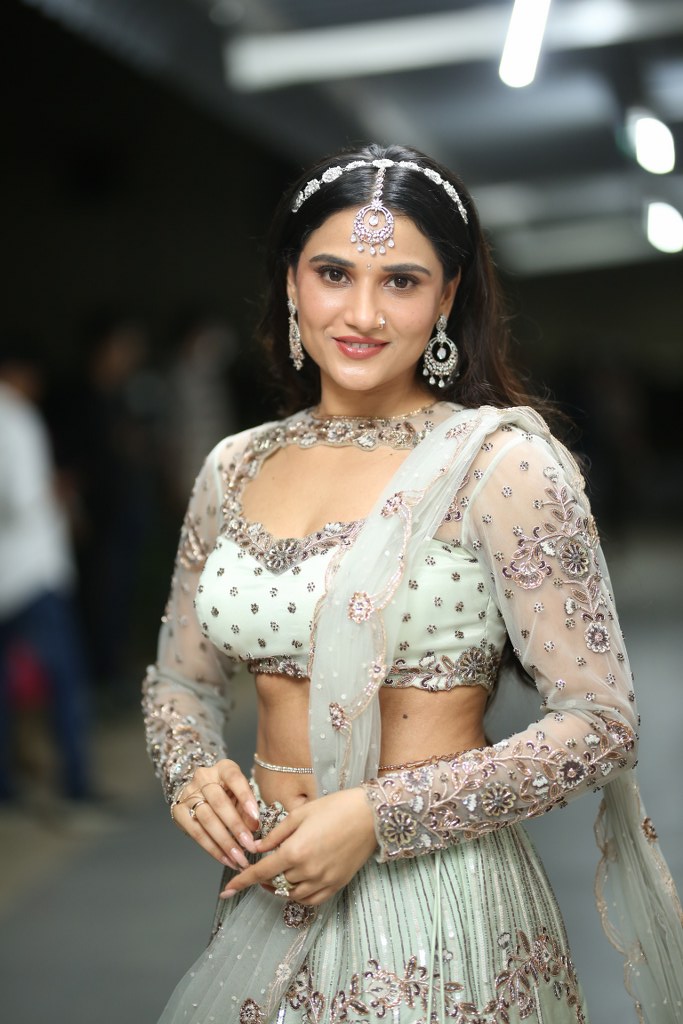 Prisha Singh Shines at Rambha Urvasi Menaka Pre Release Event