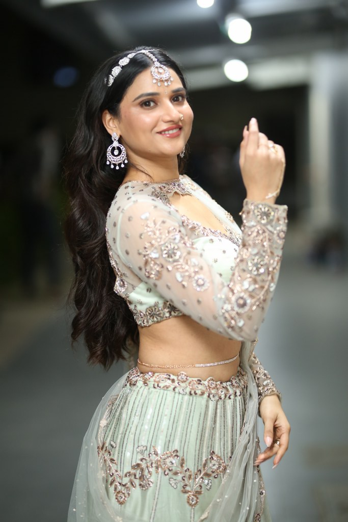 Prisha Singh Shines at Rambha Urvasi Menaka Pre Release Event