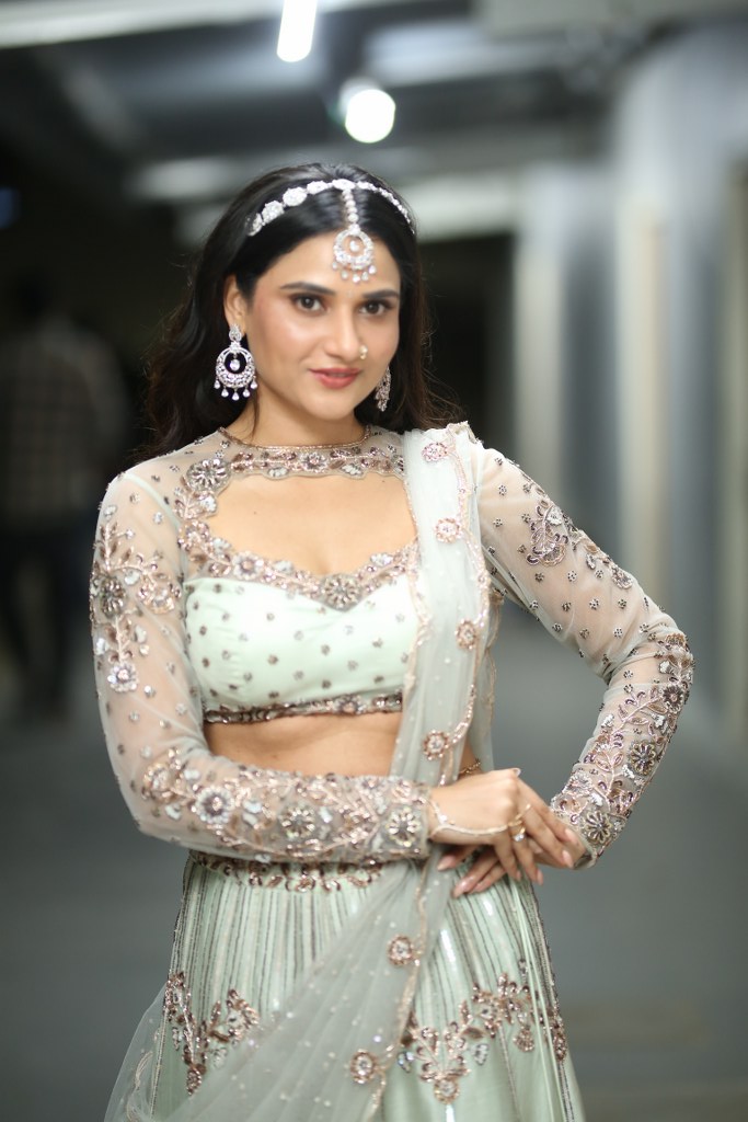 Prisha Singh Shines at Rambha Urvasi Menaka Pre Release Event