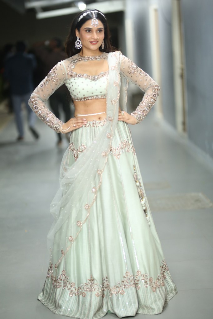 Prisha Singh Shines at Rambha Urvasi Menaka Pre Release Event