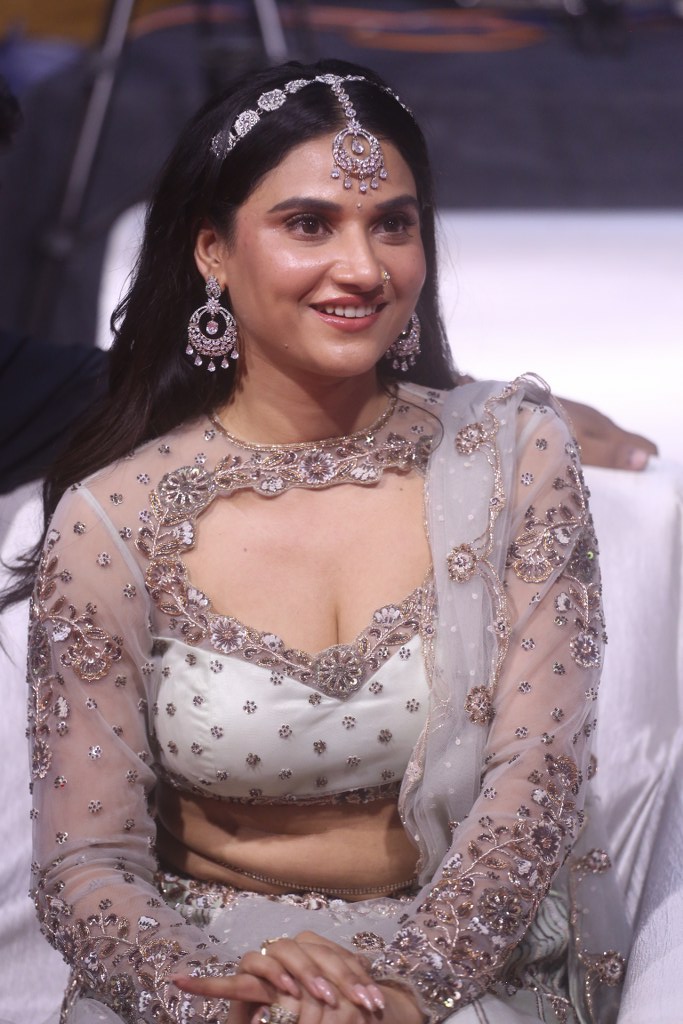 Prisha Singh Shines at Rambha Urvasi Menaka Pre Release Event