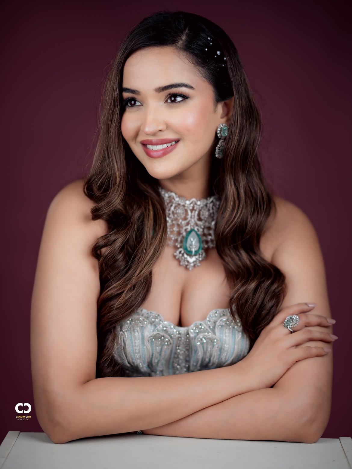 Pujita Ponnada Shows her Beauty in Long Frock