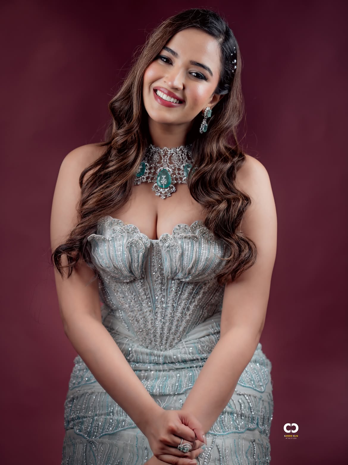 Pujita Ponnada Shows her Beauty in Long Frock