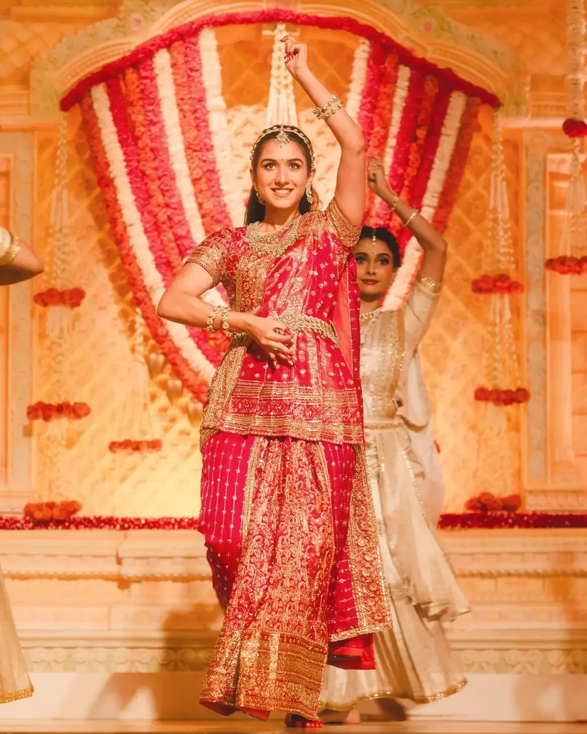 Anant Ambani Spouse Radhika Merchant Shines in Vinayaka Chavithi Celebrations