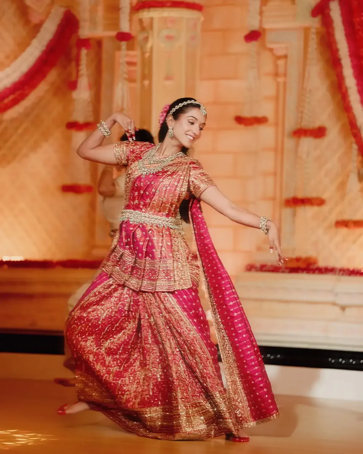 Anant Ambani Spouse Radhika Merchant Shines in Vinayaka Chavithi Celebrations