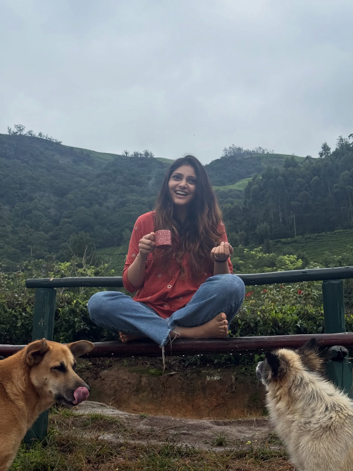 Kiran Abbavaram Wife Rahasya Kiran Enjoying Vacation in Nature