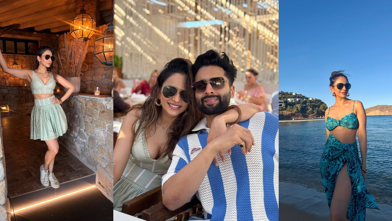 Rakul Preet Singh : గ్రీస్ దేశంలో భర్తతో కలిసి వెకేషన్ ఎంజాయ్ చేస్తున్న రకుల్ ప్రీత్.. ఫొటోలు..