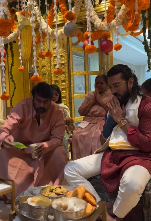Ram Charan Chiranjeevi Vianayaka Chavithi Celebrations with Klin Kaara