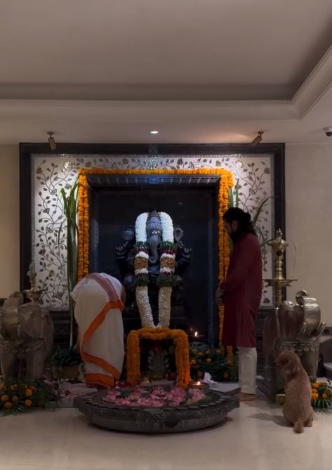 Ram Charan Chiranjeevi Vianayaka Chavithi Celebrations with Klin Kaara