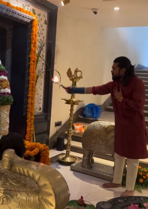 Ram Charan Chiranjeevi Vianayaka Chavithi Celebrations with Klin Kaara