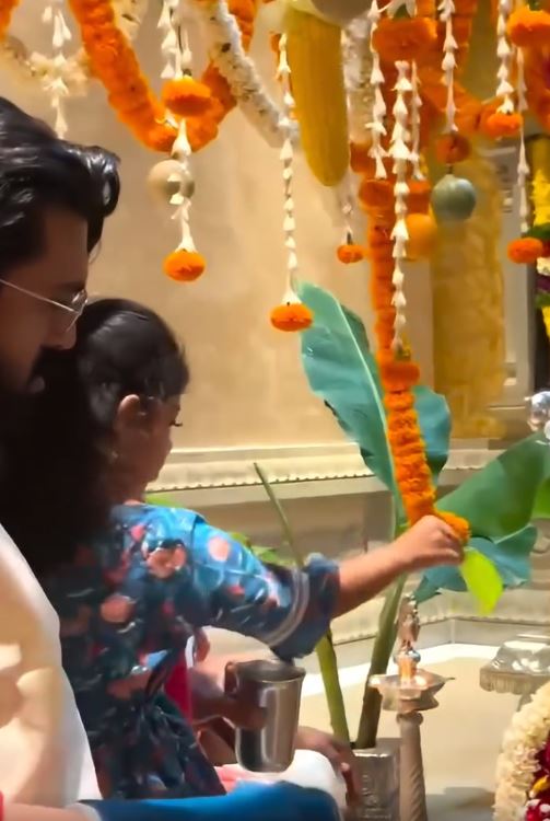 Ram Charan Chiranjeevi Vianayaka Chavithi Celebrations with Klin Kaara