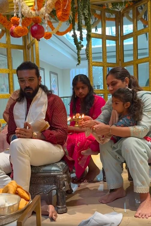 Ram Charan Chiranjeevi Vianayaka Chavithi Celebrations with Klin Kaara