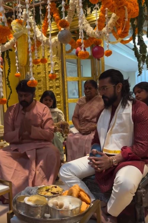 Ram Charan Chiranjeevi Vianayaka Chavithi Celebrations with Klin Kaara