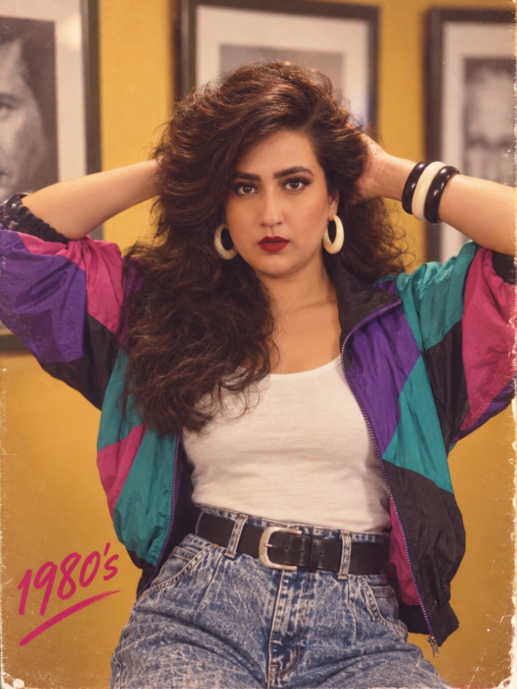 Rampalli Manjusha in 80s Looks