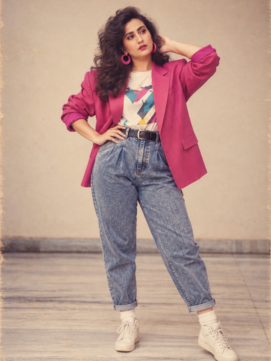 Rampalli Manjusha in 80s Looks