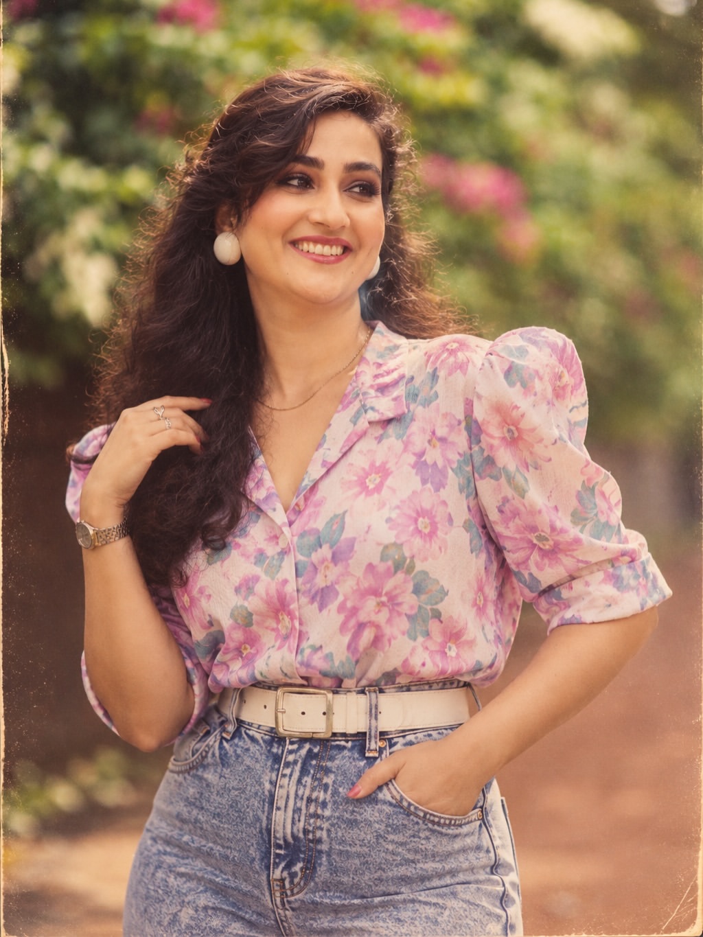Rampalli Manjusha in 80s Looks