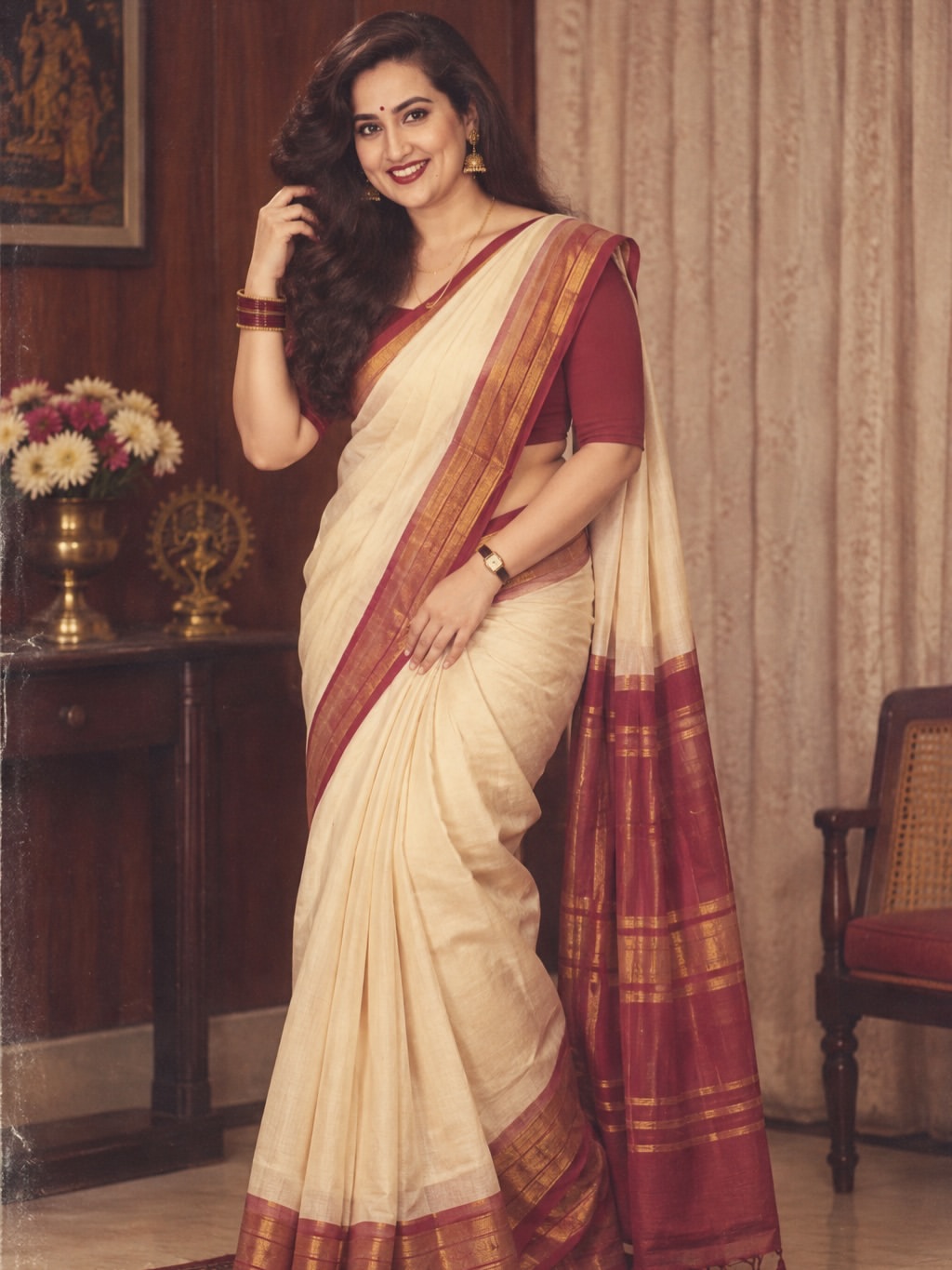 Rampalli Manjusha in 80s Looks