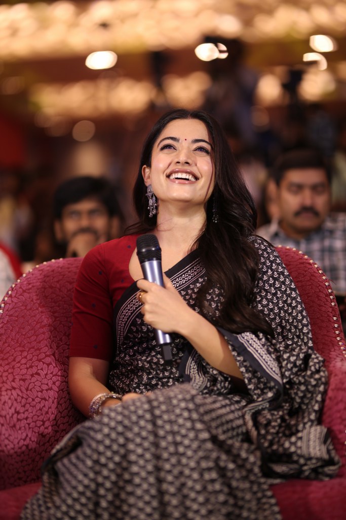 Rashmika Mandanna Attends to Epic Trailer Launch Event