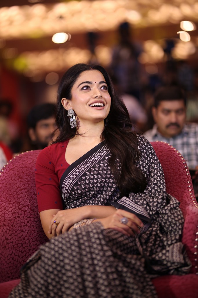 Rashmika Mandanna Attends to Epic Trailer Launch Event