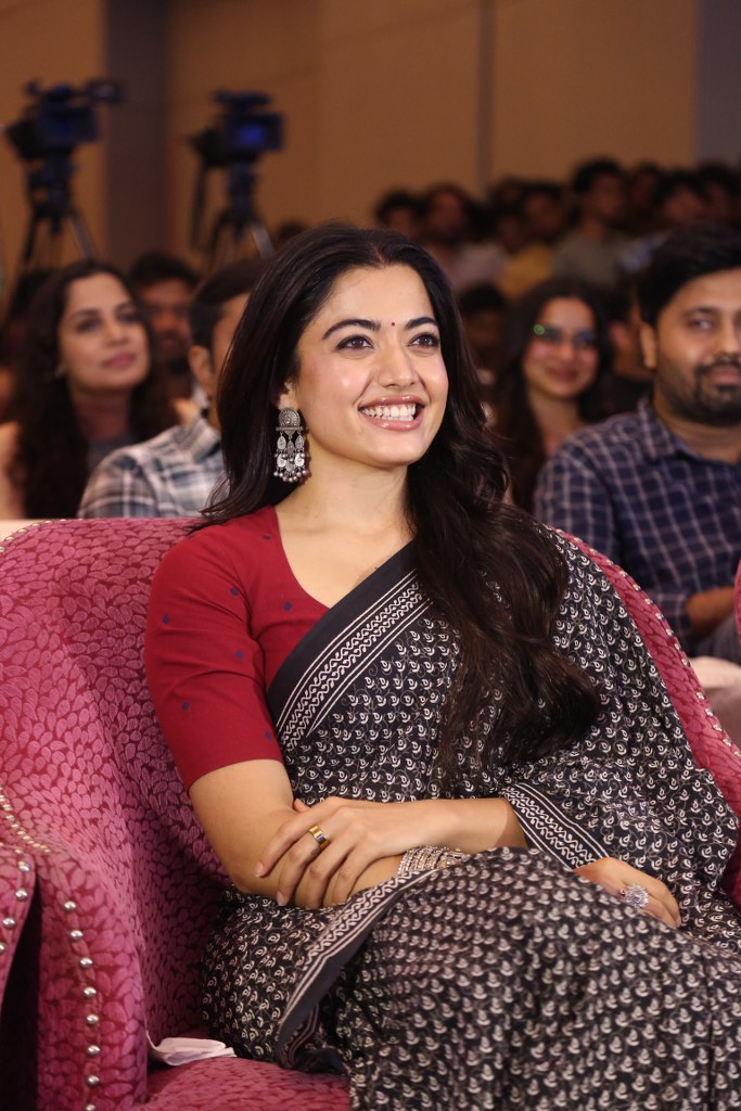 Rashmika Mandanna Attends to Epic Trailer Launch Event