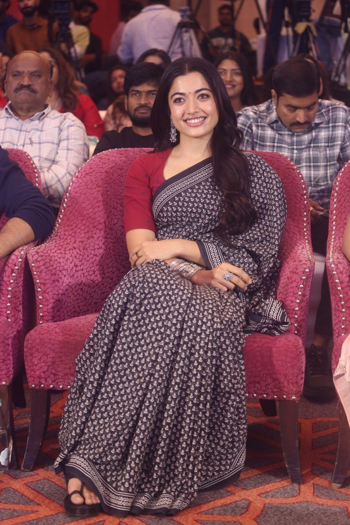 Rashmika Mandanna Attends to Epic Trailer Launch Event