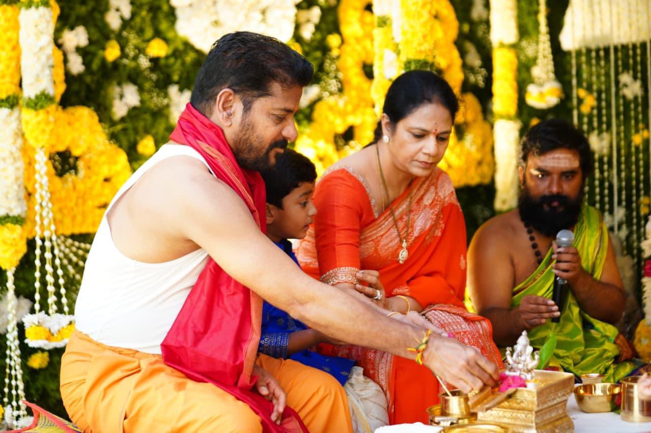 CM Revanth Reddy Vinayaka Chavithi Celebrations