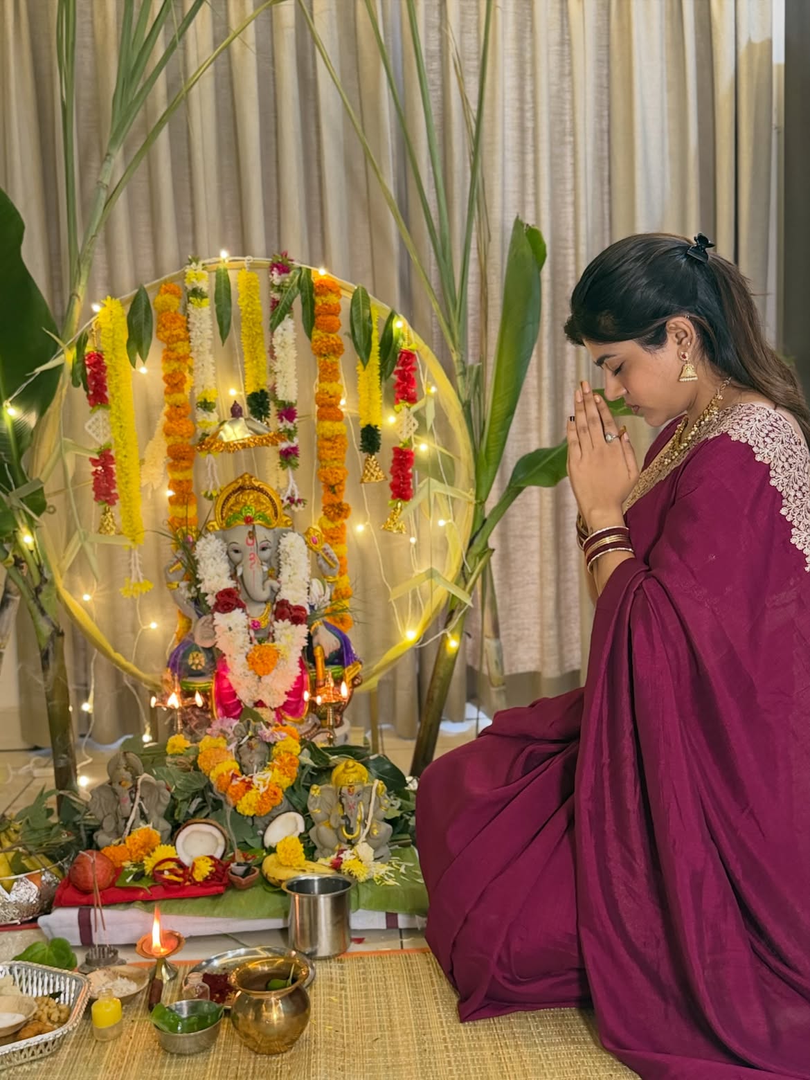 Rithu Chowdary Vinayaka Chavithi Celebrations