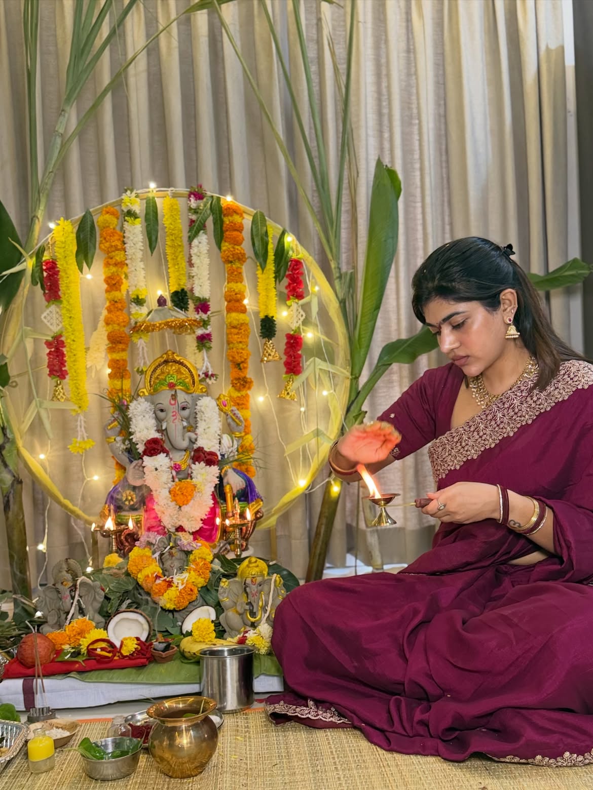 Rithu Chowdary Vinayaka Chavithi Celebrations