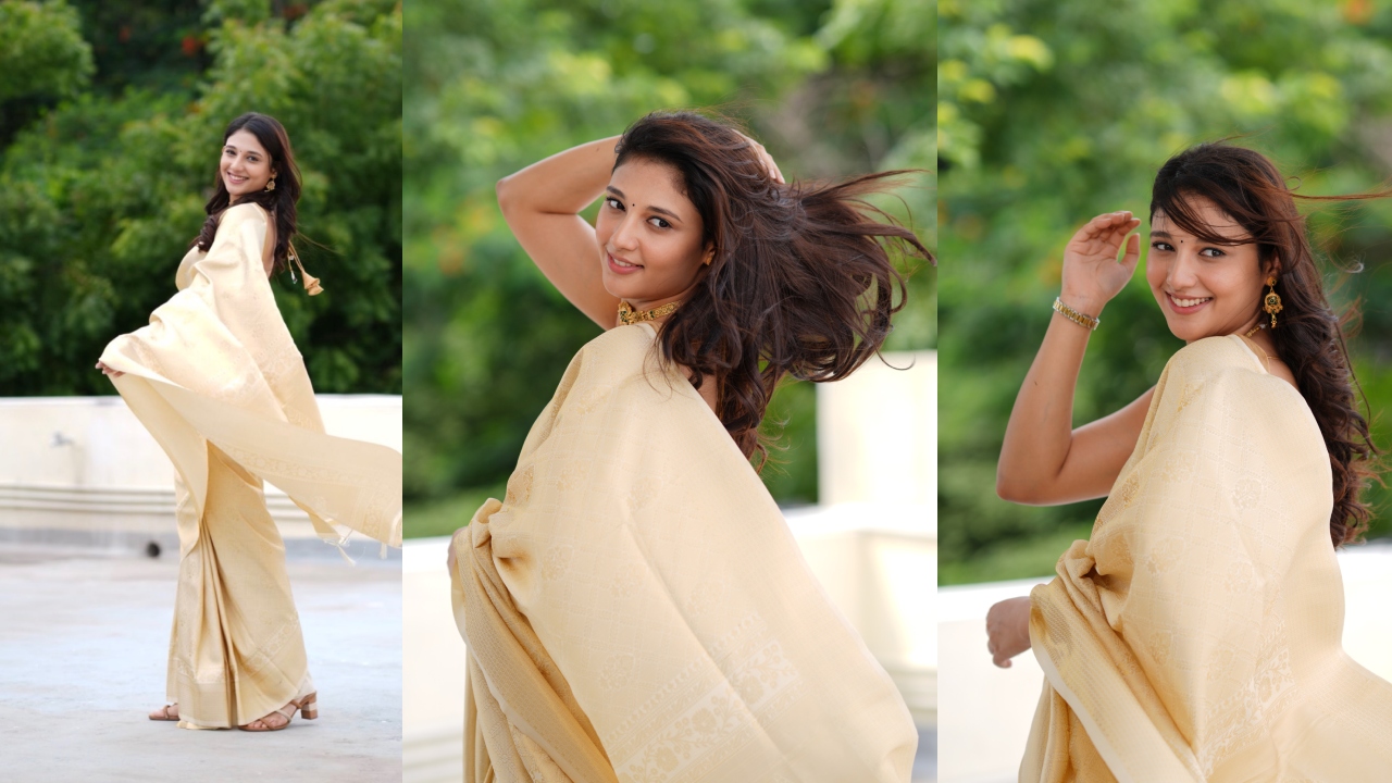 Ritika nayak : గోధుమ రంగు శారీలో గోల్డెన్ బ్యూటీ.. రితికా నాయ‌ర్ ఫోటోలు వైర‌ల్..