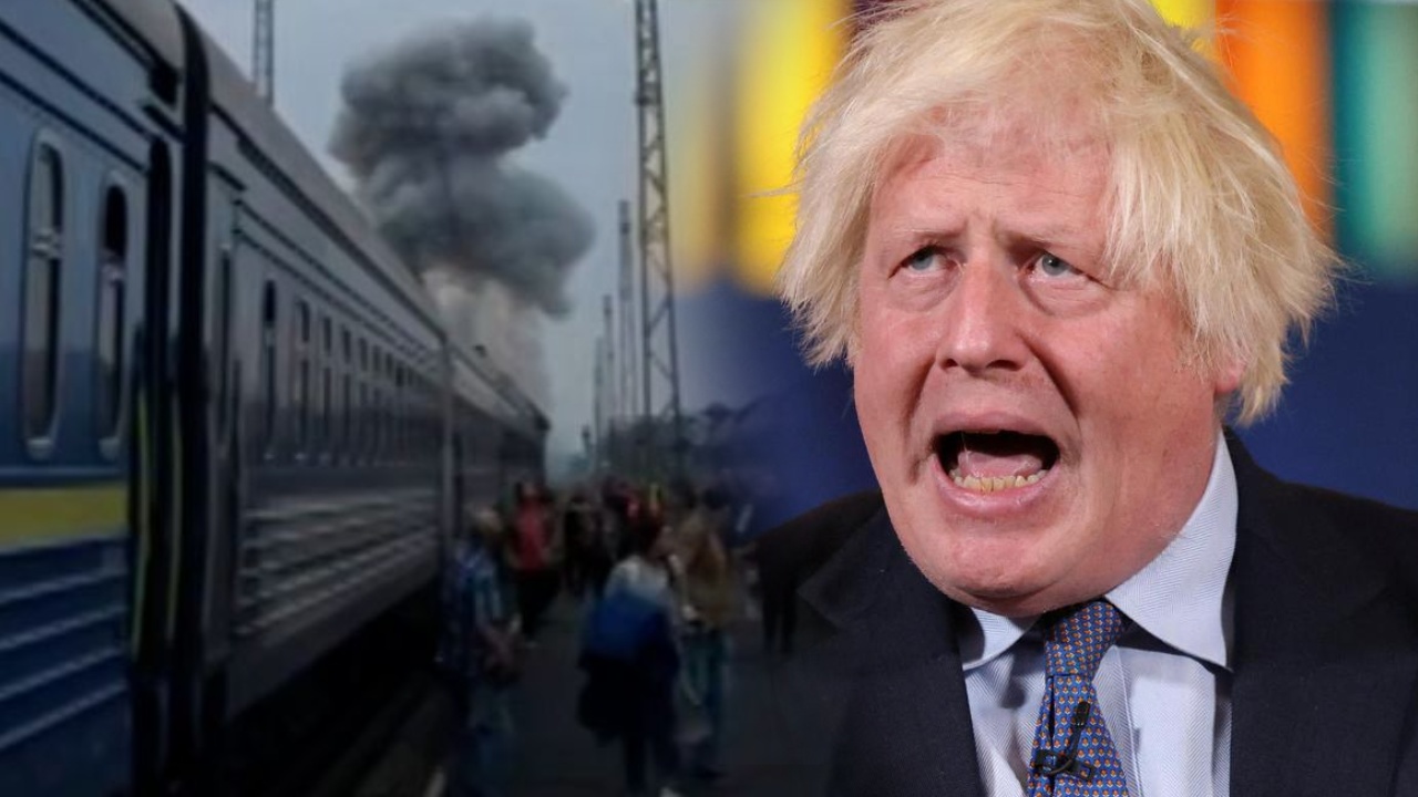 Russian Drone Hits Train : యుక్రెయిన్‌లో రైలుపై రష్యా డ్రోన్ దాడి.. యూకే మాజీ ప్రధానికి తృటిలో తప్పిన ప్రమాదం..