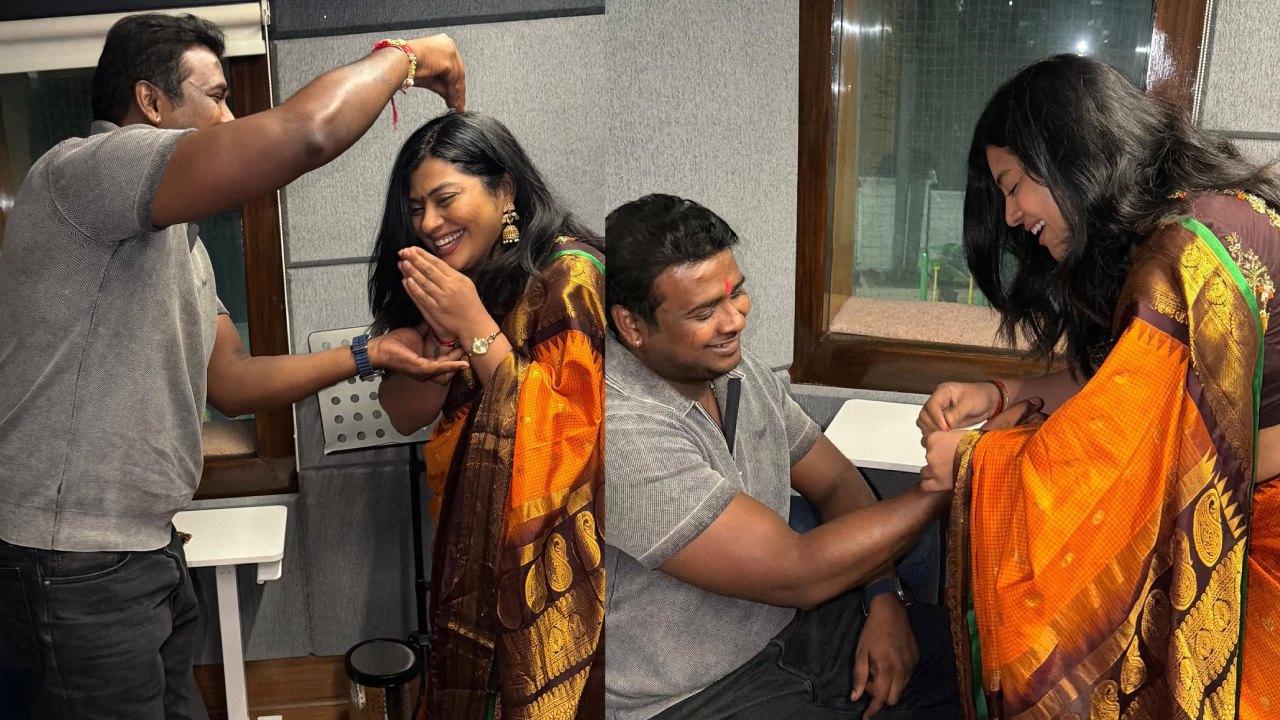 Sameera Bharadwaj : రాహుల్ సిప్లిగంజ్ కి రాఖీ కట్టిన సింగర్ సమీరా భరద్వాజ్.. ఫొటోలు..