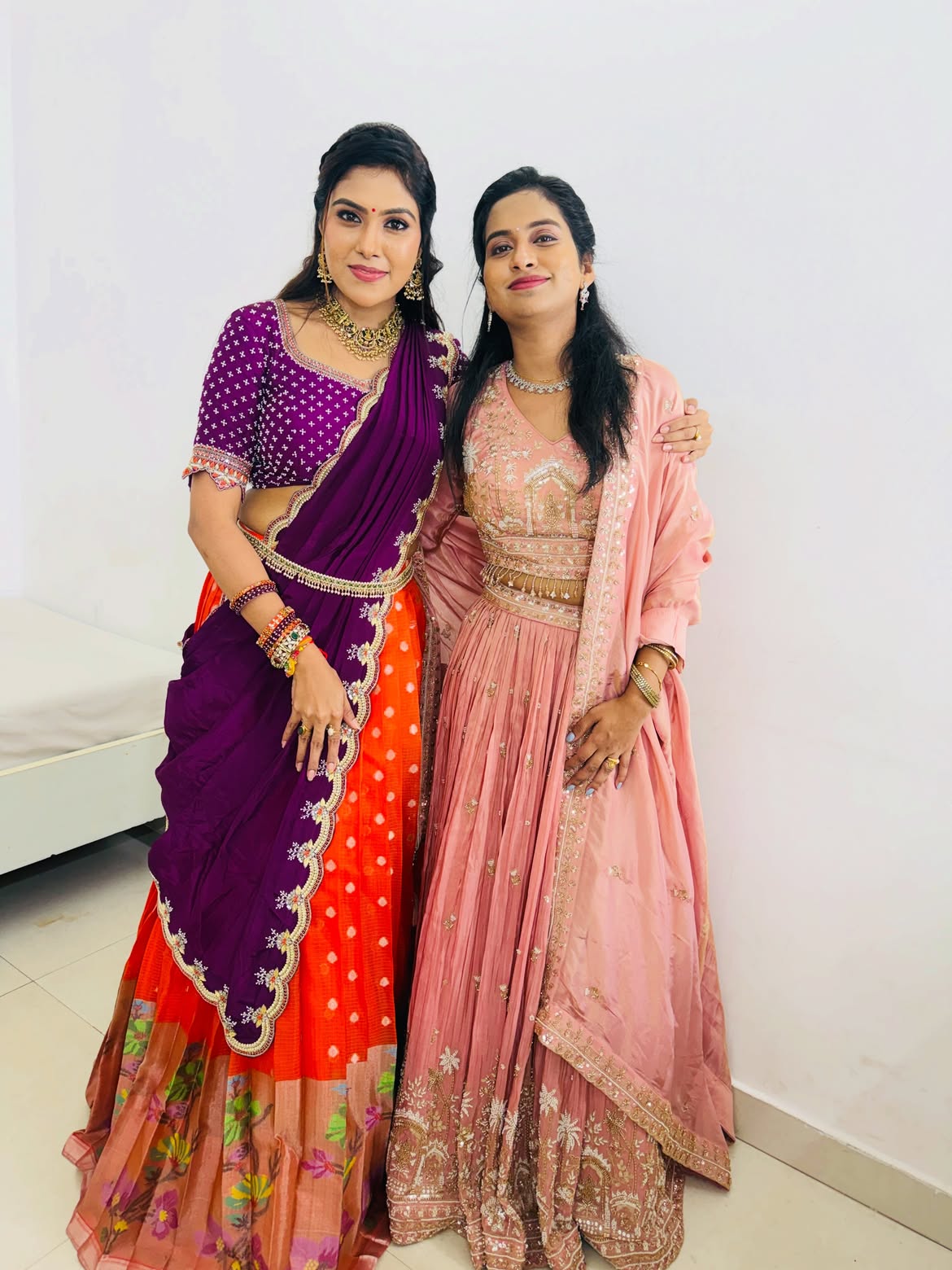Jabardasth satya sri Wishes her Sister Keerthi Sri on Birthday