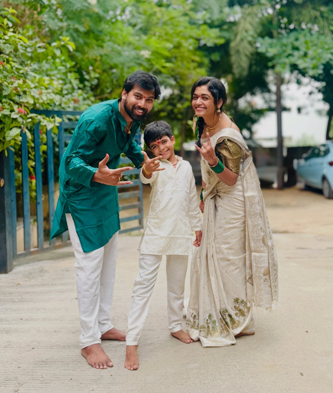 Serial Actress Sireesha Family Photos
